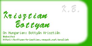 krisztian bottyan business card